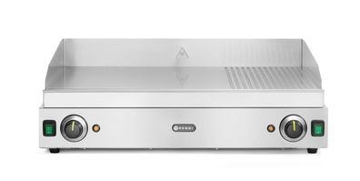 Hendi Grillplatte 23glatt 13gerillt Ausführung 3500W 720x550x245mm