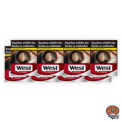 West Original Red / Rot Zigaretten Stange 8x 24 Stück