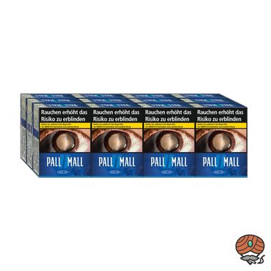 Pall Mall Blue / Blau Zigaretten XXL Schachtel 12x22 Stück = 1 Stange