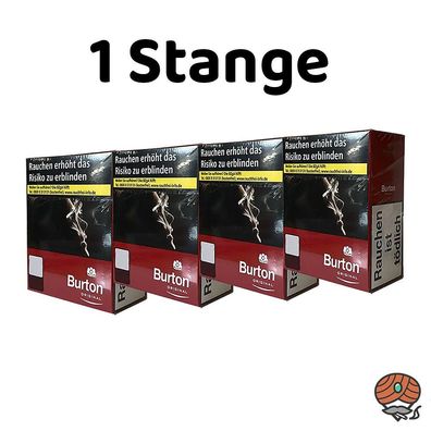 Burton Original Red/Rot Zigaretten 4x40 Stück = 1 Stange