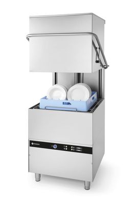 Hendi Haubenspülmaschine elektromechanische Steuerung 8600W aus Edelstahl
