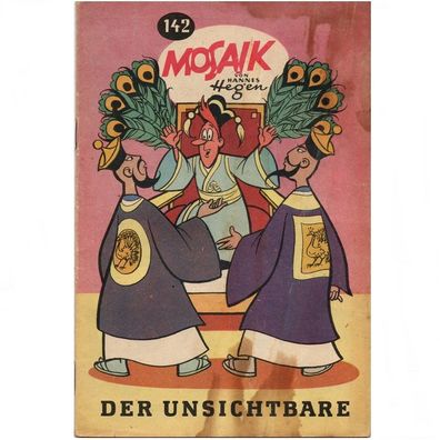 Mosaik Heft Nr. 142 von 1968 Der Unsichtbare Hannes Hegen Digedags