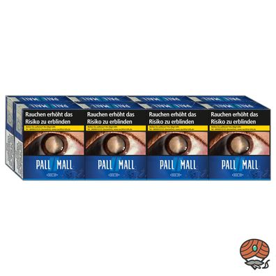 Pall Mall Blue / Blau Zigaretten Super Box 8x 31 Stück = 1 Stange