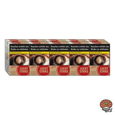 Lucky Strike Authentic Red Zigaretten (ohne Zusätze) 10x20 Stück = 1 Stange