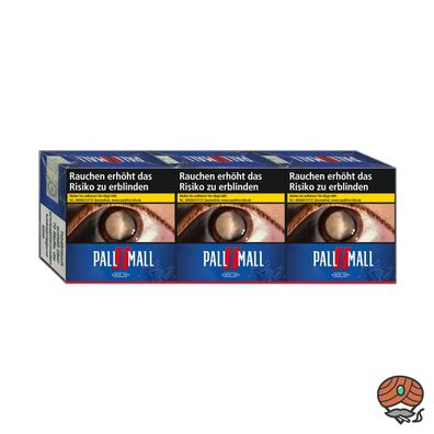Pall Mall Red / Rot Zigaretten Hercules Box 3x 60 Stück = 1 Stange