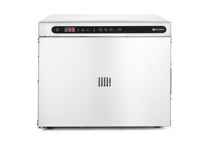 Hendi Niedertemperaturofen mit 3 Ebenen passend für GN11 aus Edelstahl und 1200W