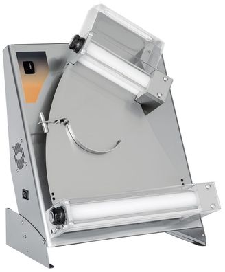 Hendi Pizza Teigausroller mit 250W manuelle Bedienung für 260-400mm Edelstahl