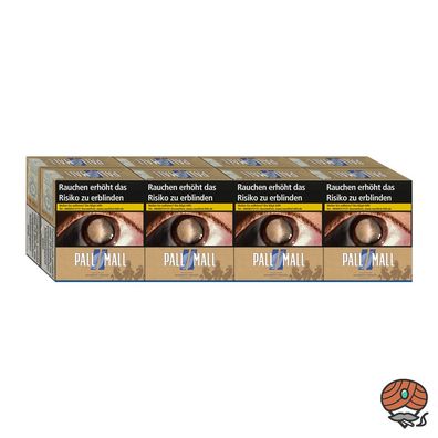 Pall Mall Authentic Blue/Blau Zigaretten ohne Zusätze XTRA Box 8x35 Stück