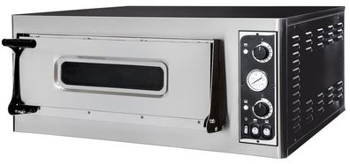Hendi Pizzaofen Basic 4 bis 500C und 4 Pizzen 320mm mit Schamott 400V