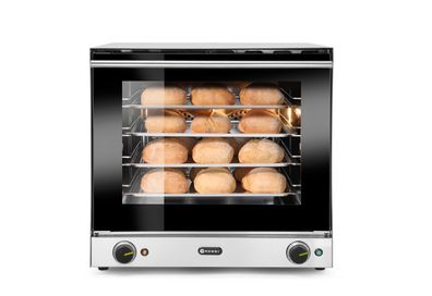 Hendi Heißluftofen H90 mit 2670W bis 300C und 2 Ventilatoren 4 Bleche