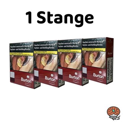 Burton Original Red / Rot Zigaretten XL Stange 8x 24 Stück