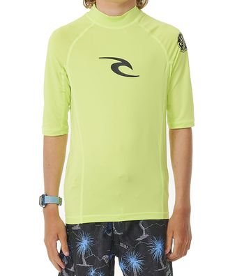 RIP CURL Kids UV Shirt Lycra Brand Wave lime - Größe: 16 (165)