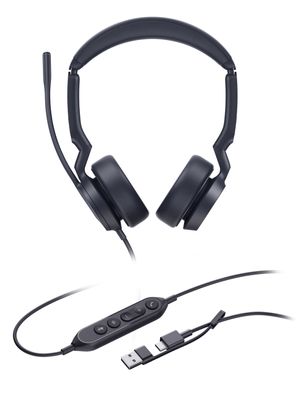 Yealink Headset UH44 Dual UC USB-C/A