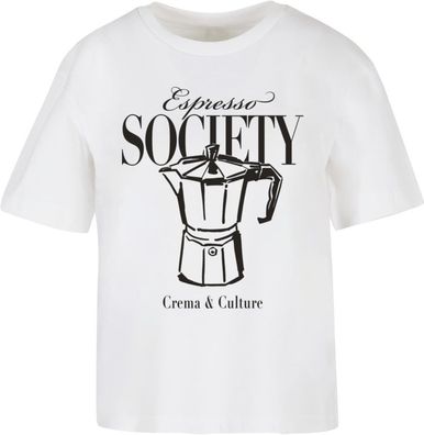 Miss Tee Damen T-Shirt Espresso Society MST314