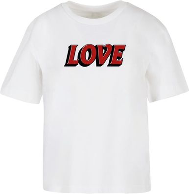 Miss Tee Damen T-Shirt Big Love Letters MST334