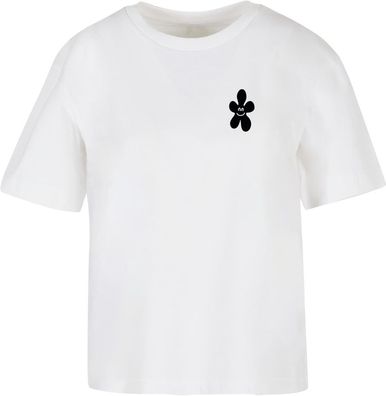 Miss Tee Damen T-Shirt Good Karma Happy Flower MST340