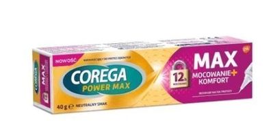 Corega Power Max Befestigung + Komfort, Prothesencreme, 40g