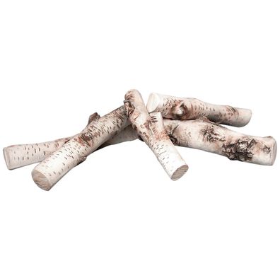dekorative Holzstücke für die Biokamine Birke
