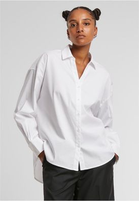 Urban Classics Damen Bluse Ladies Oversized Cotton Blouse TB7177