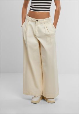 Urban Classics Damen Ladies Wide Leg Light Denim Pants TB7192