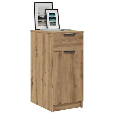 vidaXL Büroschrank Artisan-Eiche 33x50x75 cm Holzwerkstoff