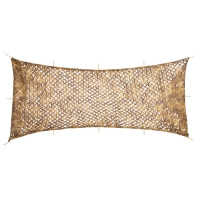 vidaXL Tarnnetz mit Aufbewahrungstasche 844x429 cm Sandfarbe