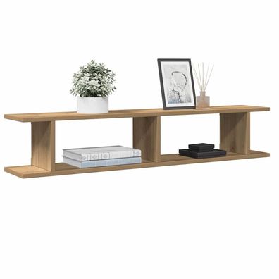 vidaXL Wandregale 2 Stk. Artisan-Eiche 105x18x20 cm Holzwerkstoff