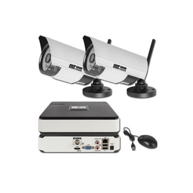 MT Vision HSR 8200 IP Set Funk Videoüberwachung mit 2X Kamera IP66