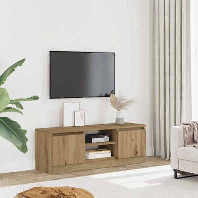 vidaXL TV-Schrank Artisan-Eiche 102x30x36 cm Holzwerkstoff