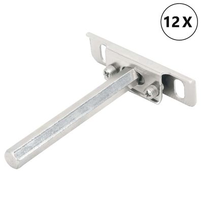 vidaXL Regalträger Schwebend 12 Stk. Unsichtbar Ø12x100 mm