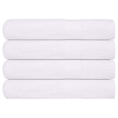 vidaXL Saunatücher 4 Stk. Weiß 80x200 cm 360 g/m² 100% Baumwolle