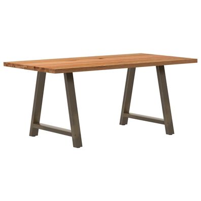vidaXL Esstisch Hellbraun 180x90x74 cm Massivholz Eiche Rechteckig