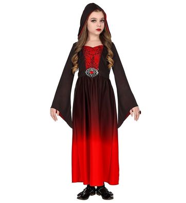Kinderkostüm Gothic Girl Widmann - Größe: 128