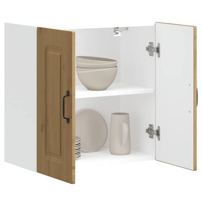 vidaXL Küchen-Hängeschrank Kalmar Artisan-Eiche Holzwerkstoff