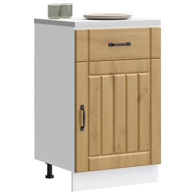 vidaXL Küchen-Unterschrank Lucca Artisan-Eiche Holzwerkstoff
