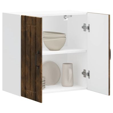 vidaXL Küchen-Hängeschrank Lucca Räuchereiche Holzwerkstoff