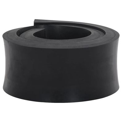 vidaXL Gummileiste für Schneepflug Schwarz 80x8x2 cm