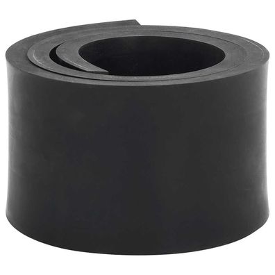 vidaXL Gummileiste für Schneepflug Schwarz 120x10x1 cm