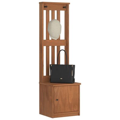 vidaXL Garderobenständer Sandens 45x40x159,5 cm Massivholz Kiefer