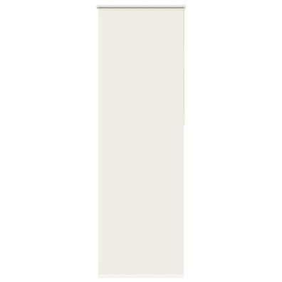 vidaXL Verdunkelungsrollo Cremeweiß 75x210cm Stoffbreite 70,7 cm