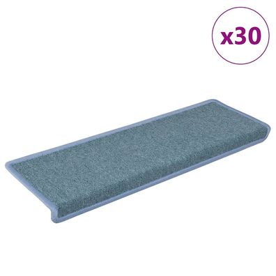 vidaXL Stufenmatten 30 Stk. 65x21x4 cm Blau