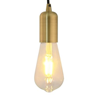 vidaXL Lampenfassungen 2 Stk. Bronze E27