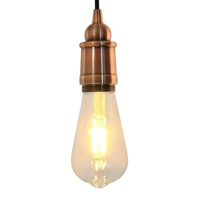 vidaXL Lampenfassungen 2 Stk. Rot-Bronze E27