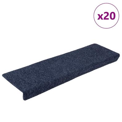 vidaXL Stufenmatten Selbstklebend 20 Stk. Anthrazit 65x21x4 cm