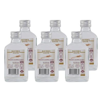 Bauern Dank Weizen-Doppelkorn Kornbrand (12 x 0,1L)