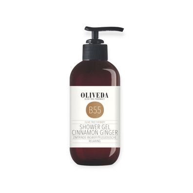 Oliveda B55 Pflegedusche Zimtrinde Ingwer (250ml)