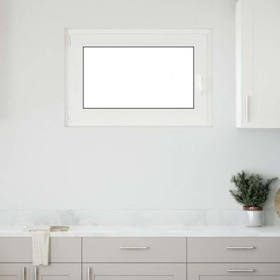 vidaXL Kellerfenster "RISOR" 90x70 cm Drehkipp DIN Links Anthrazit
