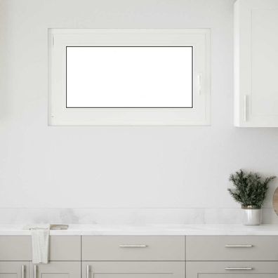 vidaXL Kellerfenster "RISOR" 100x70 cm Drehkipp DIN Links Anthrazit