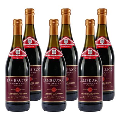 Chiarli Lambrusco Modena DOC -lieblich- (6 x 0,75L)