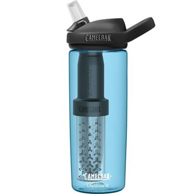 Camelbak - CB2553401060 - Trinkflasche - Eddy+ 0,6 L mit LifeStraw True Blue Filter